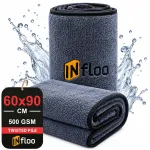 Auto mikrofiiberr&auml;tik INfloo, 60x90 cm, 500 GSM