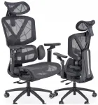 Ergonoomiline kontoritool NEXO, must, v&otilde;rkriidest