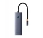 USB-C jagaja Baseus UltraJoy 4in1: 3x USB 3.0, RJ45