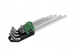 Torx l&uuml;hikeste mutriv&otilde;tmete komplekt T10&ndash;T50, 9 tk, S-48317