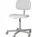T&ouml;&ouml;tool IKEA BLECKBERGET, valge/hall, Klovsta kangas