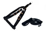 Valjapidmete ja rihma komplekt BUBU Classic Rainbow XS, must, 10 mm/25&ndash;35 cm, 6 mm/130 cm