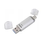 USB m&auml;lupulk Hama C-Laeta 128 GB, USB 3.1 Type-C, h&otilde;bedane