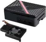 Raspberry Pi 5 ARMOR LITE V5 korpus ventilaatoriga, ABS