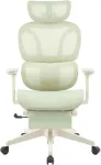 Kontoritool Flexispot C7 jalatoega, ergonoomiline, roheline, v&otilde;rgukangast