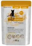 Kassitoit vanematele Catz Finefood Classic Senior N.07 veise- ja vasikaliha, 85 g
