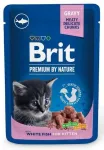 Niiske kassitoit Brit Kittens valge kalaga, 100 g