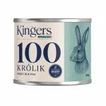 KINGERS teradeta m&auml;rg koeratoit j&auml;neselihaga, 200 g