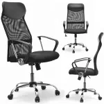 Ventileeritavast v&otilde;rgust kontoritool Oslo Black Chrome