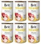 BRIT Pate & Meat koerakonservid kanaga, 6 x 400 g