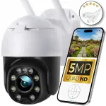 V&auml;ljas WiFi valvekaamera SMART IP, 5MP, p&ouml;&ouml;ratava peaga ja liikumistuvastusega
