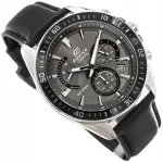 Meeste k&auml;ekell Casio EFR-552L-5AVUEF Edifice kronograaf, 100 m, nahkrihm