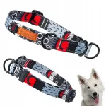 Poolpingulise SOLID Ukory kaelarihm, 32&ndash;43 cm, hall-must