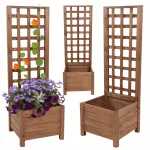 Puidust pergola aia lillekast 116x40x40 ECO