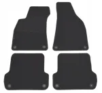 Auto mattid Audi A4 B6/B7 2000&ndash;2008, mustad sametised, h&otilde;bedased &auml;&auml;rised