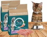 Kassitoit PURINA ONE Sensitive kalkunilihaga, t&auml;iskasvanutele, 2 x 1,4 kg