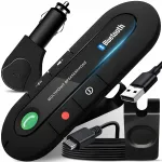 Auto Bluetooth 5.0 k&auml;ed-vabad seade, kinnitatav klambriga