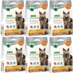 Kasside maiused dr Seidel 2in1 karvapallide ja karva v&auml;ljalangemise vastu, 6 x 50 g