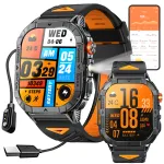 Nutikas kell meestele GlacierX Racer, AMOLED, IP68, must