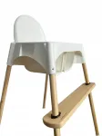 Puidust m&auml;nnipuu jalatugi Ikea Antilop toolile
