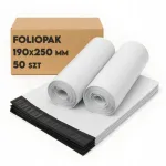 Kuller&uuml;mbrikud Foliopak B5, 19x25 cm, valged, 50 tk, JAN IMPORT