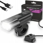 Jalgratta LED-tuled powerbank hoidikuga, veekindel, mitme režiimiga