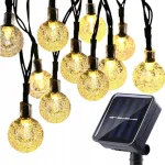 10 m p&auml;ikesepatareidega girliand X100 LED, soe valge aeda