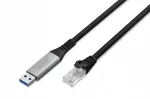 Adapteri kaabel USB-A kuni RJ45 Cat. 6A, 1 Gbit/s, USB 3.2 Gen1, LSZH, 3 m