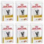 Royal Canin Veterinary Diet Urinary S/O koerte toit lihapasteediga kotis