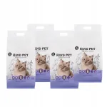 CARINIO Kind Pet lavendli tofu bentoniit kassiliiv, 4 x 2,5 kg (24 l)