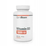 D3-vitamiin 1000 IU, GymBeam, 60 kapslit