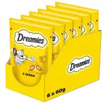 Kr&otilde;bedad DREAMIES juustumaitselised kassisn&auml;kid, 6 x 60 g