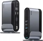 BASEUS 14-&uuml;hes USB jaotur, 4K HDMI, VGA, Ethernet, 100 W