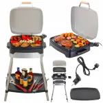 Elektriline laua grill kaanega, temperatuuri reguleerimisega, 2500 W