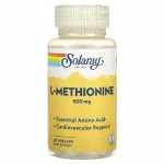 Toidulisand Solaray L-metioniin 500 mg, 30 kapslit
