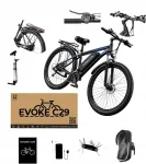 Elektrijalgratas DUOTTS C29, 1000W, 48V, 15Ah, kuni 55 km/h, rakendusega