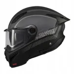 Motorrattakiiver AXXIS GHOSTFIGHTER SV BITONE C12, must/hall, matt viimistlus