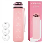 Spordipudel Wessper, 1000 ml, nokaga ja kolme filtriga