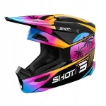 Laste r&auml;nnak/enduro kiiver Shot Furious Kid Miami oranž YM