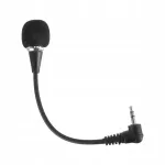Mini mikrofon 3.5 mm pistikuga, painduv, sobib arvutile ja s&uuml;learvutile