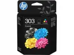 HP 303 tindikomplekt, must 4 ml, v&auml;rviline 4 ml, 3YM92AE