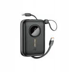 V&auml;line aku Dudao K14 10000mAh USB-C ja Lightning PD 20W kaablitega
