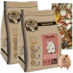 Gerbiilide toit &uuml;rtidega Korona Natury Natural-Vit, 2 x 1,6 kg