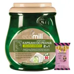 Pesukapslid Ecomill Universal Green Tea, 50 tk, 2 pakki + kingitus