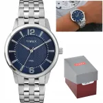 Meeste kell Timex TW2T59800 karbi ja graveeringuga