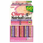 Kreemja konsistentsiga kasside maiused Inaba Churu Hairball Control, 60 x 14 g (840 g)