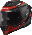 Motorratturi kiiver LS2 FF818 Storm III Komai must/punane, XL