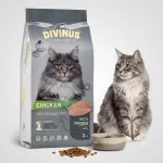 DIVINIUS kuiv kassitoit kanaga, t&auml;iskasvanud kassidele, 2 kg