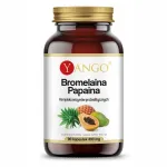 Toidulisand Yango Bromelain ja Papain 490 mg 90 kapslit vegan