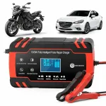 Automaatne auto aku laadija 12V/24V taastamisfunktsiooniga